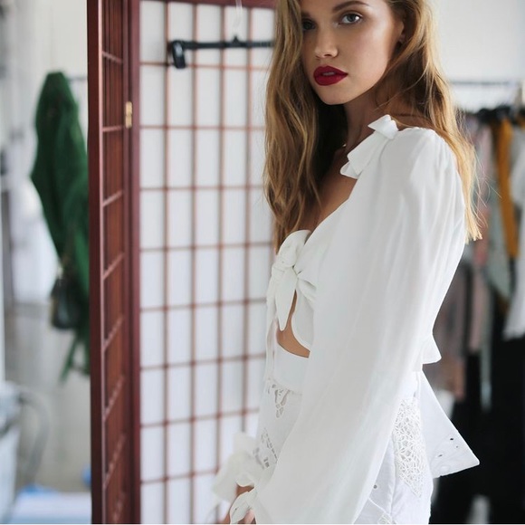 STONE COLD FOX KINI CROP FEMME LPA FOR LOVE LEMONS MAJORELLE LOVERS FRIENDS - Picture 10 of 12